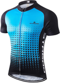 MR Strgao Men's Cycling Jersey Bike Short Sleeve Shirt Sporting Goods > Outdoor Recreation > Cycling > Cycling Apparel & Accessories Mengliya Blue Sky X-Large 