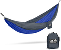 ENO, Eagles Nest Outfitters DoubleNest Lightweight Camping Hammock, 1 to 2 Person, Seafoam/Grey Home & Garden > Lawn & Garden > Outdoor Living > Hammocks ENO Charcoal/Royal Standard Packaging 