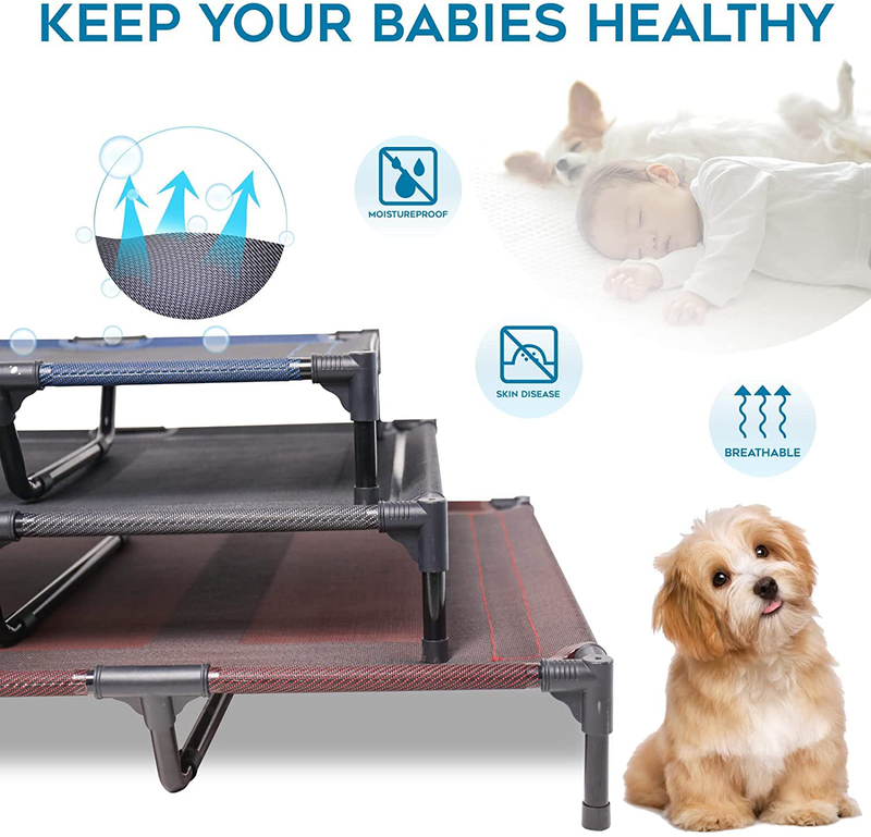 Suddus Elevated Dog Beds Waterproof Outdoor, Portable Raised Dog Bed, Dog Bed off the Floor, Dog Bed Easy Clean Indoor or Outdoor Use, Multiple Sizes… Animals & Pet Supplies > Pet Supplies > Dog Supplies > Dog Beds SUDDUS PET   