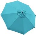 EliteShade 9ft Patio Umbrella Market Table Outdoor Deck Umbrella Replacement Canopy Cover (Canopy Only)(Beige) Home & Garden > Lawn & Garden > Outdoor Living > Outdoor Umbrella & Sunshade Accessories EliteShade Sky Blue  