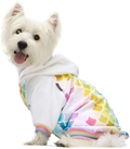 Fitwarm Mermaid Dog Hoodies Clothes Hooded Coat Pet Sweatshirts Cat Jackets Animals & Pet Supplies > Pet Supplies > Dog Supplies > Dog Apparel Fitwarm White L 