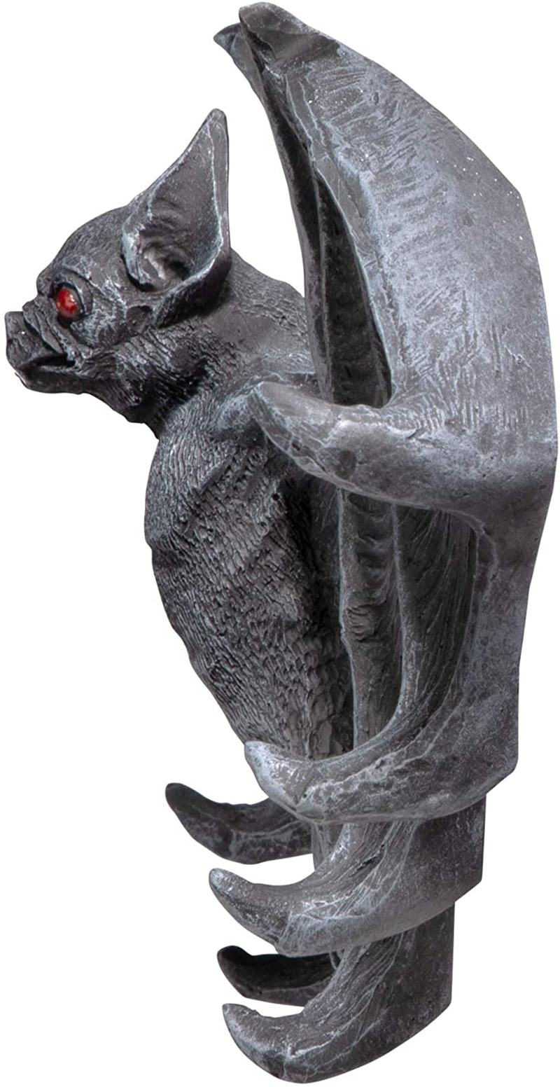 Key Hook Rack - Vampire Bat Key Holder Wall Sculpture: Large - Bat Figure - Halloween Bats Home & Garden > Decor > Artwork > Sculptures & Statues Design Toscano   