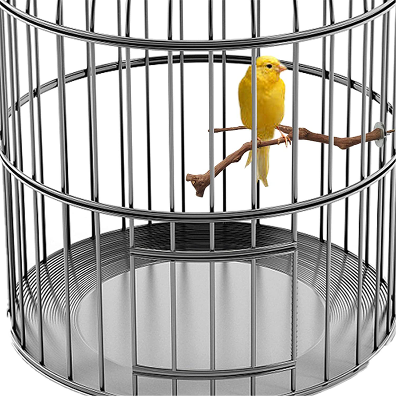 kathson Parrot Perch Stand Bird Cagestand Pole Natural Wild Grape Stick Grinding Paw Cage Accessories for Parakeet Budgies Conure Lovebirds Platform