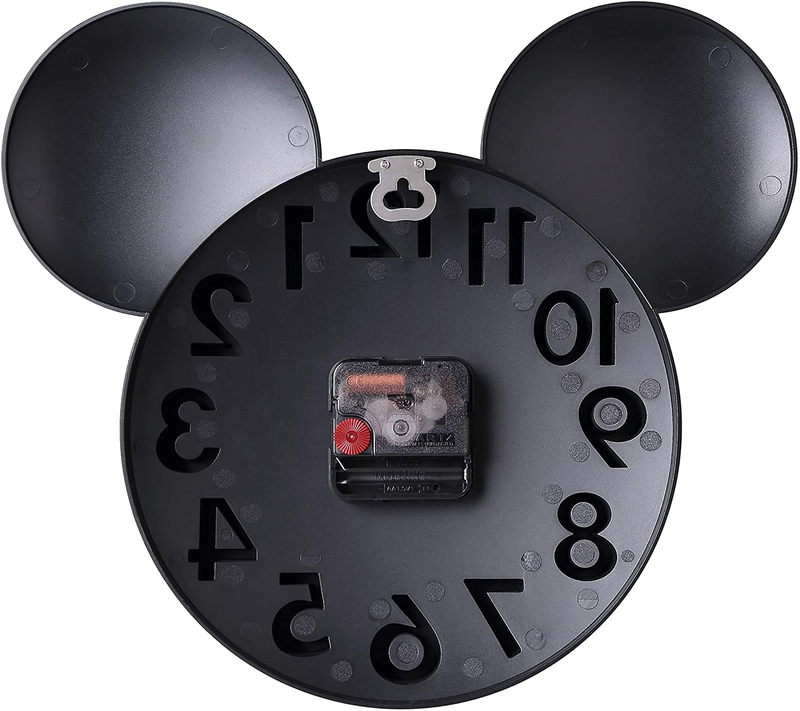 MEIDI CLOCK Modern Design Mickey Mouse Big Digit 3D Wall Clock Home Decor Decoration - Black Home & Garden > Decor > Clocks > Wall Clocks Meidi·Clock   