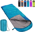 Sleeping Bag 3 Seasons (Summer, Spring, Fall) Warm & Cool Weather - Lightweight,Waterproof Indoor & Outdoor Use for Kids, Teens & Adults for Hiking and Camping Sporting Goods > Outdoor Recreation > Camping & Hiking > Sleeping Bags SWTMERRY Blue Single 