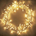 MYGOTO 33FT 100 Leds String Lights Waterproof Fairy Lights 8 Modes with Memory 30V UL Certified Power Supply for Home, Garden, Wedding, Party, Christmas Decoration Indoor Outdoor (Red) Home & Garden > Lighting > Light Ropes & Strings MYGOTO 100l Warm White  