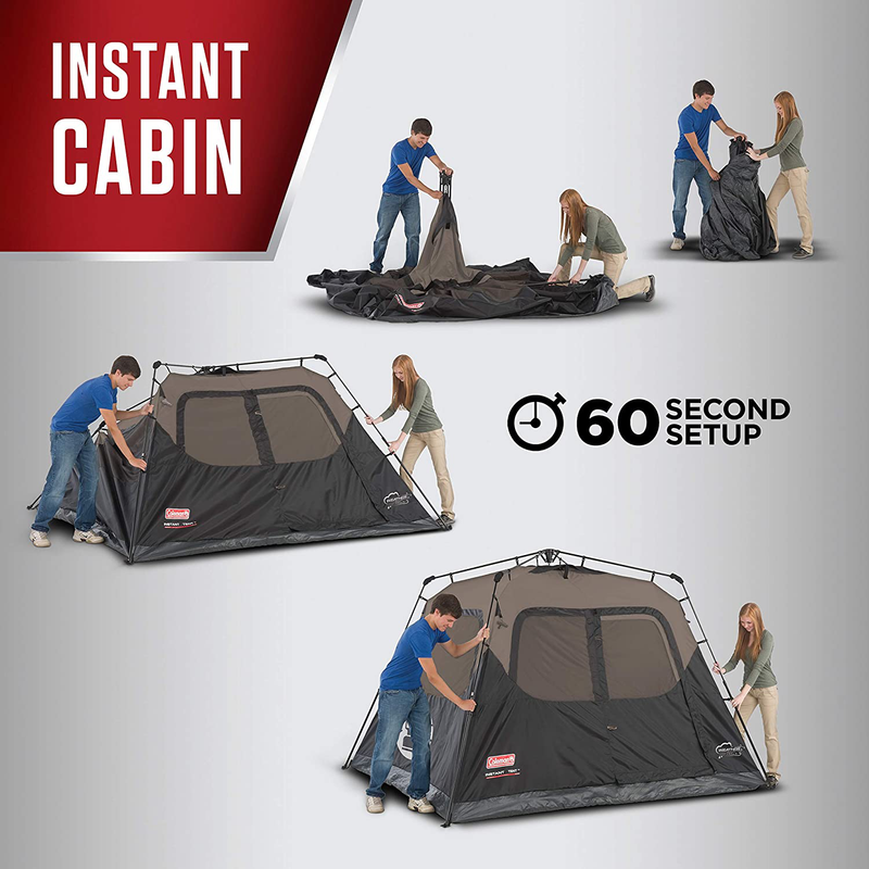 Coleman Cabin Tent with Instant Setup in 60 Seconds  Coleman   