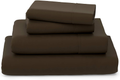 Cosy House Collection Luxury Bamboo Bed Sheet Set - Hypoallergenic Bedding Blend from Natural Bamboo Fiber - Resists Wrinkles - 4 Piece - 1 Fitted Sheet, 1 Flat, 2 Pillowcases - King, White Home & Garden > Linens & Bedding > Bedding Cosy House Collection Chocolate Queen 
