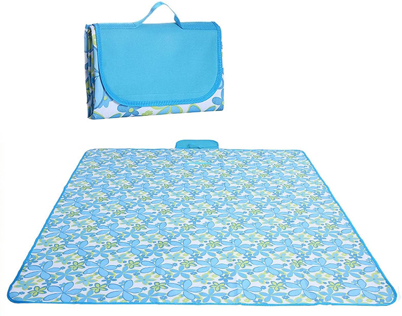 Picnic Mat Waterproof 71 x 57 inches Portable Outdoor Picnic Blanket Mat for Beach Blanket, Camping Blanket, RV Blanket, Baby Play Mat, Fishing,Picnic Mat Beach Mat Foldable (Red) Home & Garden > Lawn & Garden > Outdoor Living > Outdoor Blankets > Picnic Blankets ROYPACK Blue  