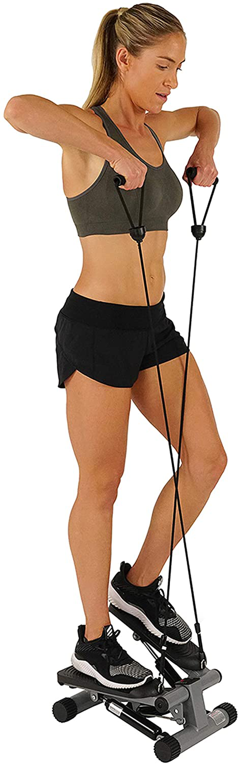Sunny Health & Fitness Mini Stepper with Resistance Bands  Sunny Health & Fitness Original  