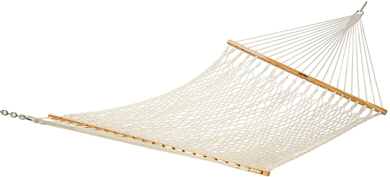 Original Pawleys Island 15OC Presidential Original Cotton Rope Hammock with Free Extension Chains & Tree Hooks, Handcrafted in The USA, Accommodates 2 People, 450 LB Weight Capacity, 13 ft. x 65 in. Home & Garden > Lawn & Garden > Outdoor Living > Hammocks Original Pawleys Island Deluxe  