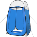 Leader Accessories Pop up Shower Tent Dressing Changing Tent Pod Toilet Tent 4' X 4' X 78"(H) Big Size Sporting Goods > Outdoor Recreation > Camping & Hiking > Portable Toilets & Showers Leader Accessories Blue  
