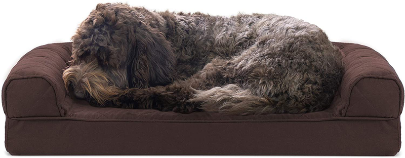 Furhaven Orthopedic Dog Beds for Small, Medium, and Large Dogs, CertiPUR-US Certified Foam Dog Bed Animals & Pet Supplies > Pet Supplies > Dog Supplies > Dog Beds Furhaven Quilted Coffee Cooling Gel Foam Medium (Pack of 1)