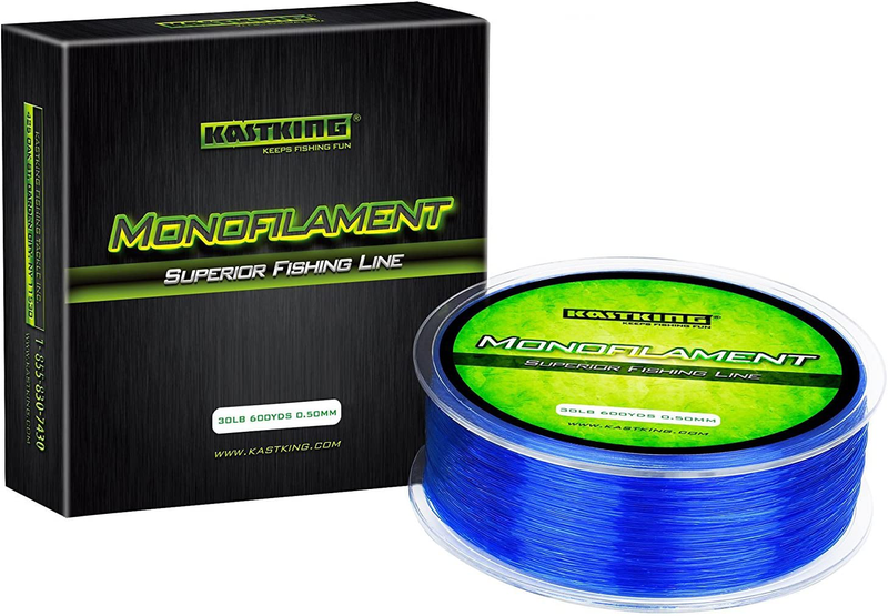 KastKing World's Premium Monofilament Fishing Line - Paralleled Roll Track - Strong and Abrasion Resistant Mono Line - Superior Nylon Material Fishing Line - 2015 ICAST Award Winning Manufacturer Sporting Goods > Outdoor Recreation > Fishing > Fishing Lines & Leaders KastKing Chrome Blue 600Yds/20LB 