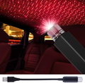 LEDCARE Car Roof Star Night Light, Portable Adjustable USB Flexible Interior LED Show Romantic Atmosphere Star Night Projector for Cars,Bedrooms,Parties,etc (Blue) Vehicles & Parts > Vehicle Parts & Accessories > Motor Vehicle Parts > Motor Vehicle Lighting LEDCARE Red  