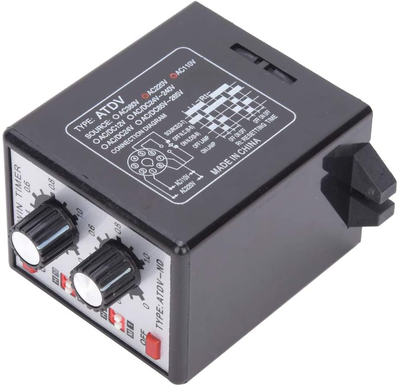 Knob Control Time Switch Relay Short Period Repeat Cycle Intermittent Timer Relay ATDV ND AC110V 220V For Humidifiers, Ventilation Fans, Pumps Home & Garden > Lighting Accessories > Lighting Timers Hyuduo   