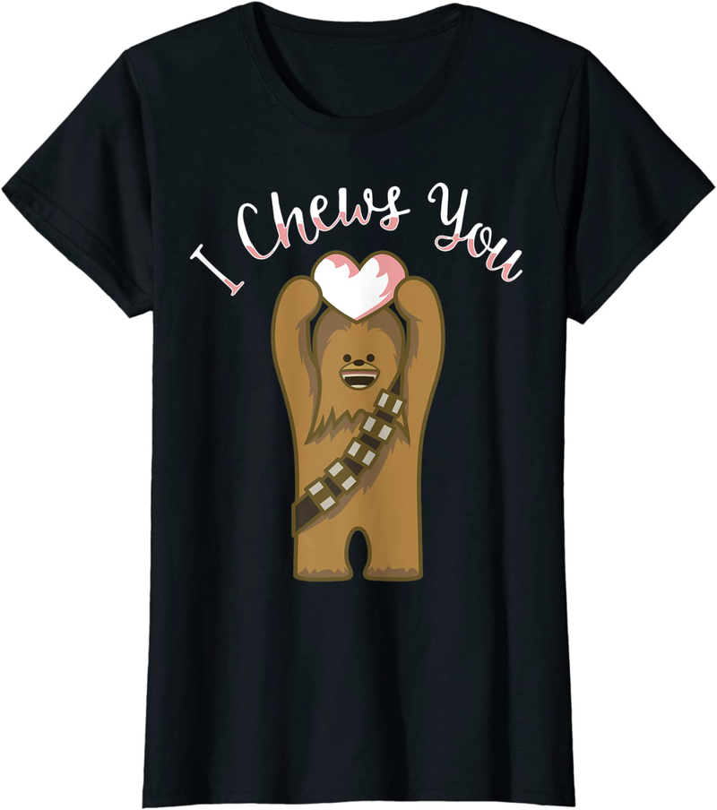 Star Wars Valentines I Chews You Chewbacca Graphic T-Shirt Home & Garden > Decor > Seasonal & Holiday Decorations Star Wars   