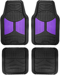 FH Group F11313 Monster Eye Trimmable Floor Mats (Red) Full Set - Universal Fit for Cars Trucks and SUVs Vehicles & Parts > Vehicle Parts & Accessories > Motor Vehicle Parts > Motor Vehicle Seating FH Group Purple  