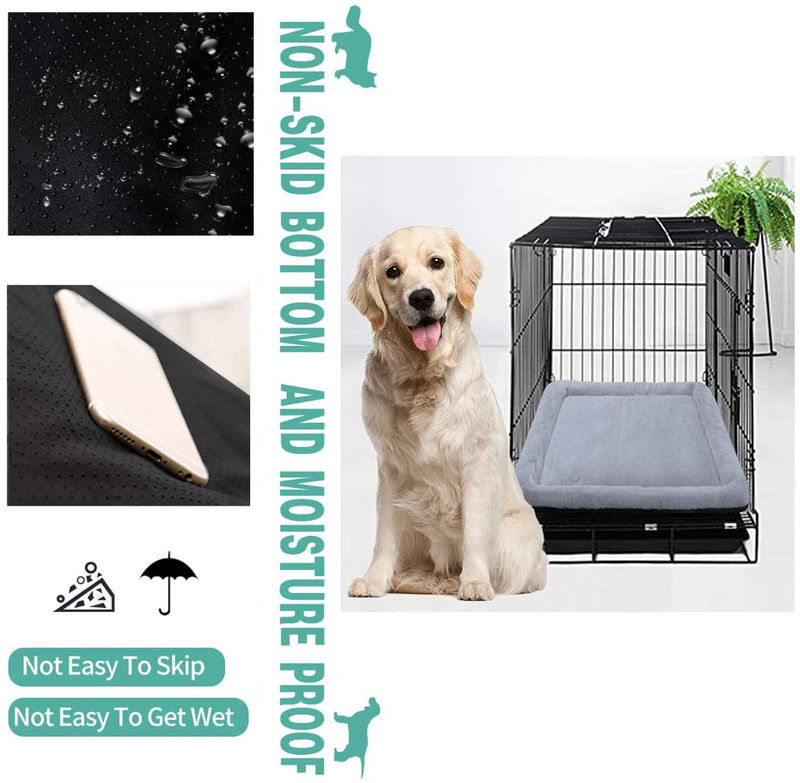 PETCIOSO Super Soft Dog Cat Crate Bed Blanket-Fluffy Pet Bed All Season-Machine Wash & Dryer Friendly-Anti-Slip Pet Beds（Not for Chewer） Animals & Pet Supplies > Pet Supplies > Dog Supplies > Dog Beds PETCIOSO   