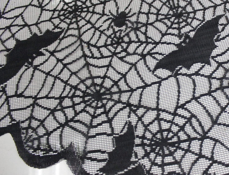 Tonfant Black Lace Tablecloth Round Overlay with Spider Web and Mat for Halloween Party,Easter,Fireplace and Mantle Cover Decoration (Round 70", Black) Home & Garden > Decor > Seasonal & Holiday Decorations& Garden > Decor > Seasonal & Holiday Decorations Tonfant   