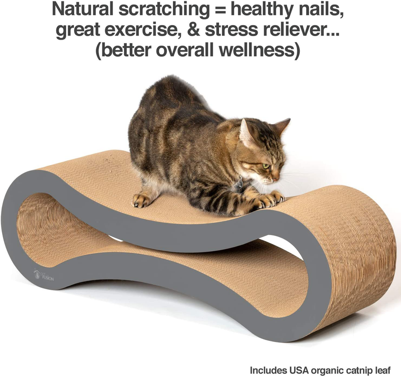 PetFusion Ultimate Cat Scratcher Lounge (Available in 3 Colors). Scratch, Play, & Perch! Superior Cardboard & Construction, Significantly Outlasts Cheaper Alternatives. 1 Year Warranty Animals & Pet Supplies > Pet Supplies > Cat Supplies > Cat Beds PetFusion, LLC.   