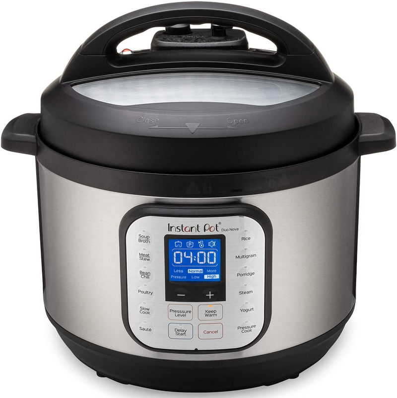 Instant Pot Duo Nova 7-in-1 Electric Pressure Cooker, Slow Cooker, Rice Cooker, Steamer, Saute, Yogurt Maker, 3 Quart, 14 One-Touch Programs, Best For Beginners Home & Garden > Kitchen & Dining > Kitchen Tools & Utensils > Kitchen Knives Instant Pot Duo Nova Pressure Cooker 10-QT