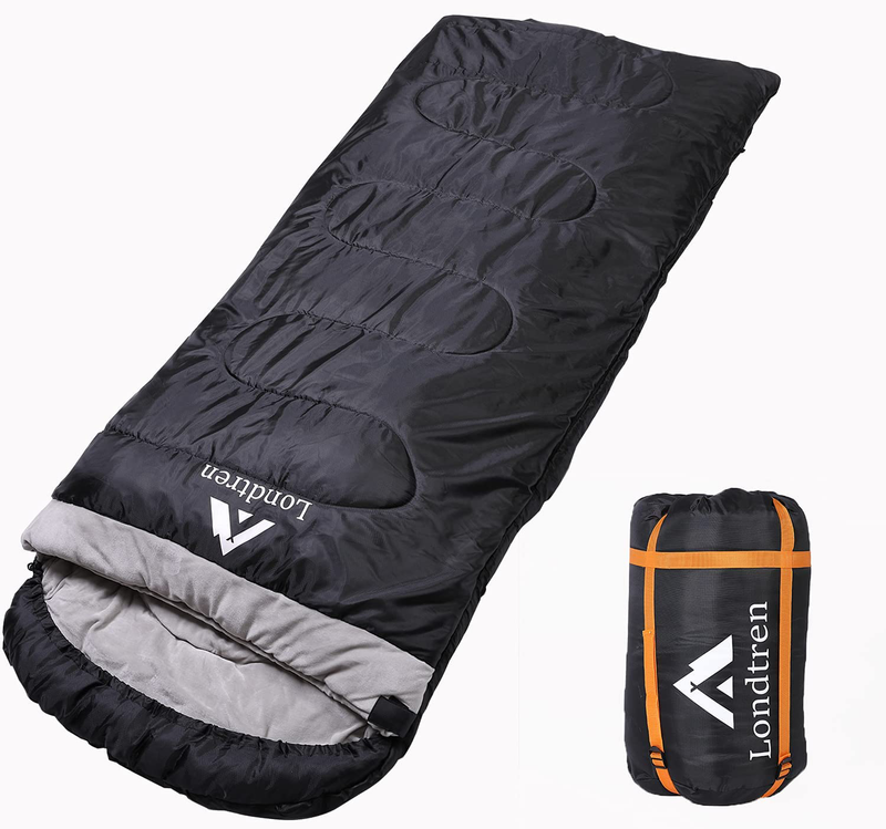 LONDTREN Large 0 Degree Sleeping Bags for Adults Cold Weather Sleeping Bag Camping Winter below Zero 20 15 Flannel Big and Tall XXL Sporting Goods > Outdoor Recreation > Camping & Hiking > Sleeping BagsSporting Goods > Outdoor Recreation > Camping & Hiking > Sleeping Bags Londtren   