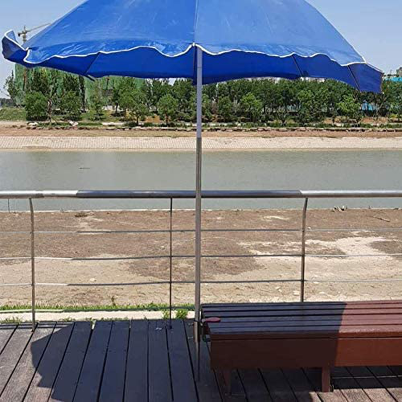 Jinhan Outdoor Umbrella Holder | Stainless Steel Umbrella Clamp | Attach to Railing, Fence, Bleachers, Benches, Tailgates and More Home & Garden > Lawn & Garden > Outdoor Living > Outdoor Umbrella & Sunshade Accessories Jinhan   