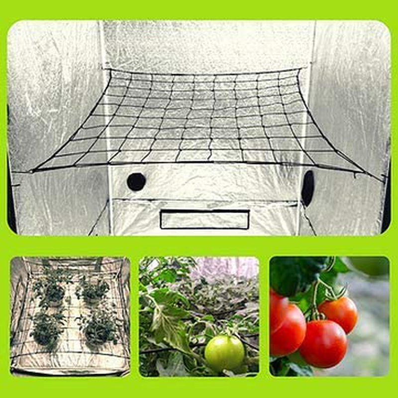 MEGALUXX Single Layer Grow Tent Netting for 4X4/5X5/4X2 Grow Tents