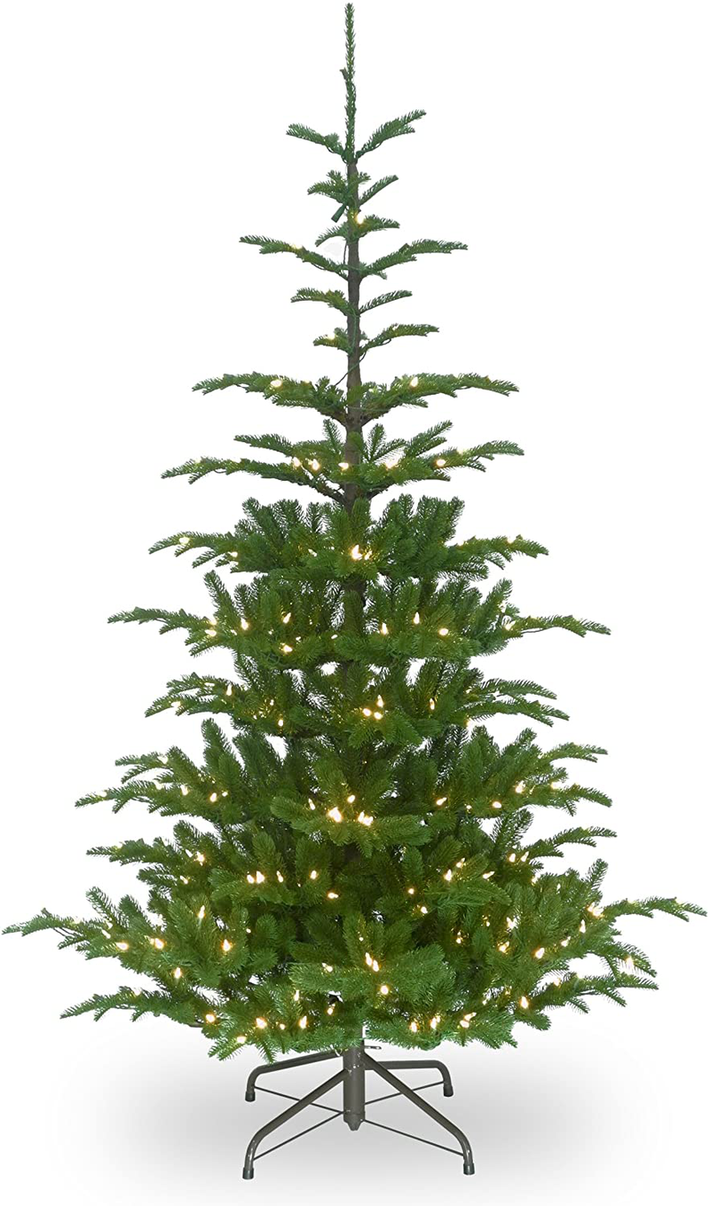 National Tree Company 'Feel Real' Pre-lit Artificial Christmas Tree | Includes Pre-strung White Lights and Stand | Norwegian Spruce - 7.5 ft Home & Garden > Decor > Seasonal & Holiday Decorations > Christmas Tree Stands National Tree Company 7.5 ft  