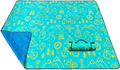 KuoSEN Picnic Blanket Beach Blanket Sandproof Waterproof 79''x79'' 3 Layers, Sandproof Beach Blanket, Picnic Blanket Waterproof Large Picnic Blanket Oversized Without Spikes (Stripe 79x79) Home & Garden > Lawn & Garden > Outdoor Living > Outdoor Blankets > Picnic Blankets KuoSEN Outdoor Childhood 79x59  