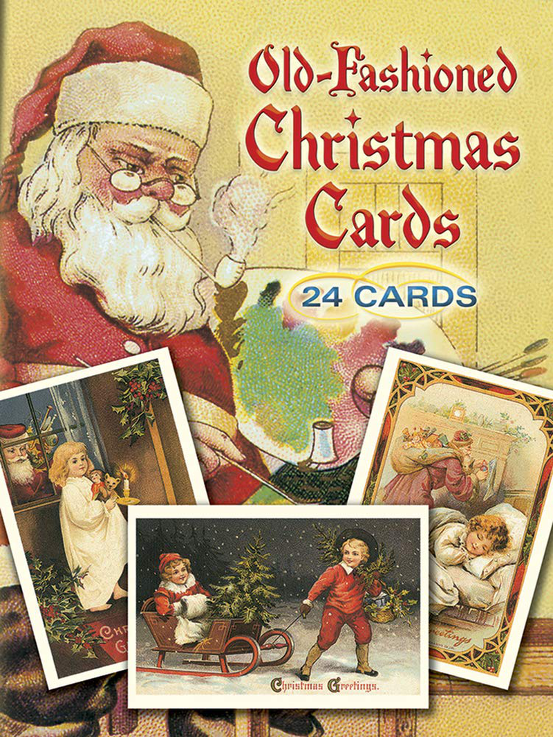 Old-Fashioned Christmas Postcards: 24 Full Color Ready-To-Mail Postcards Arts & Entertainment > Party & Celebration > Party Supplies KOL DEALS Paperback  