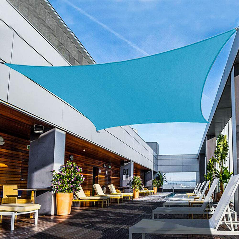 Shade&Beyond 10'x10' Sun Shade Sail Canopy UV Block for Patio Deck Yard and Outdoor Activities Home & Garden > Lawn & Garden > Outdoor Living > Outdoor Umbrella & Sunshade Accessories Shade&Beyond Turquoise Mix 10'x10' 