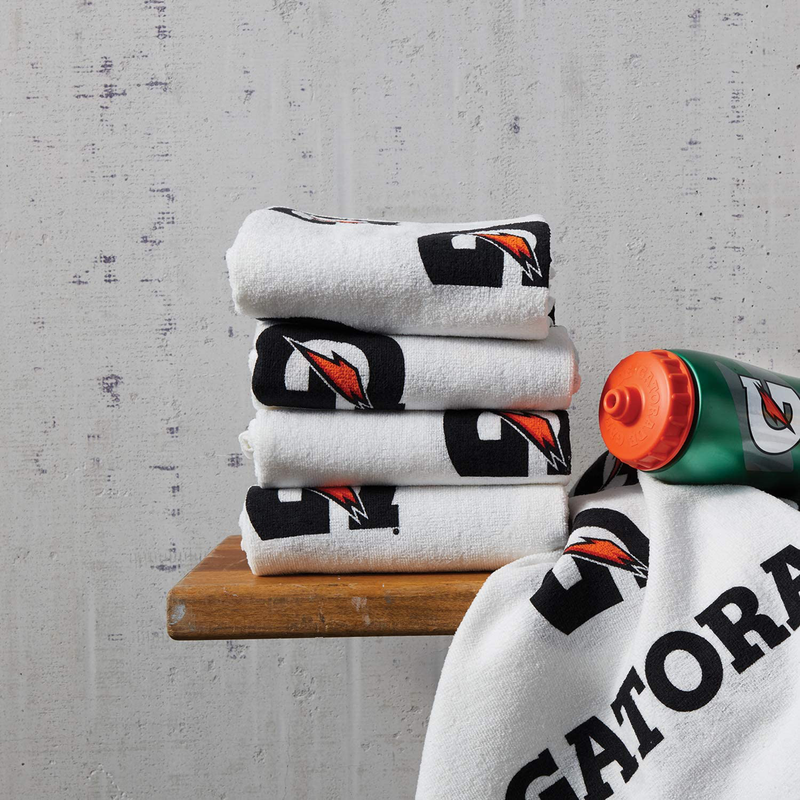 Gatorade Premium Sideline Towel Bi-color, White, Small Sporting Goods > Outdoor Recreation > Winter Sports & Activities Gatorade   