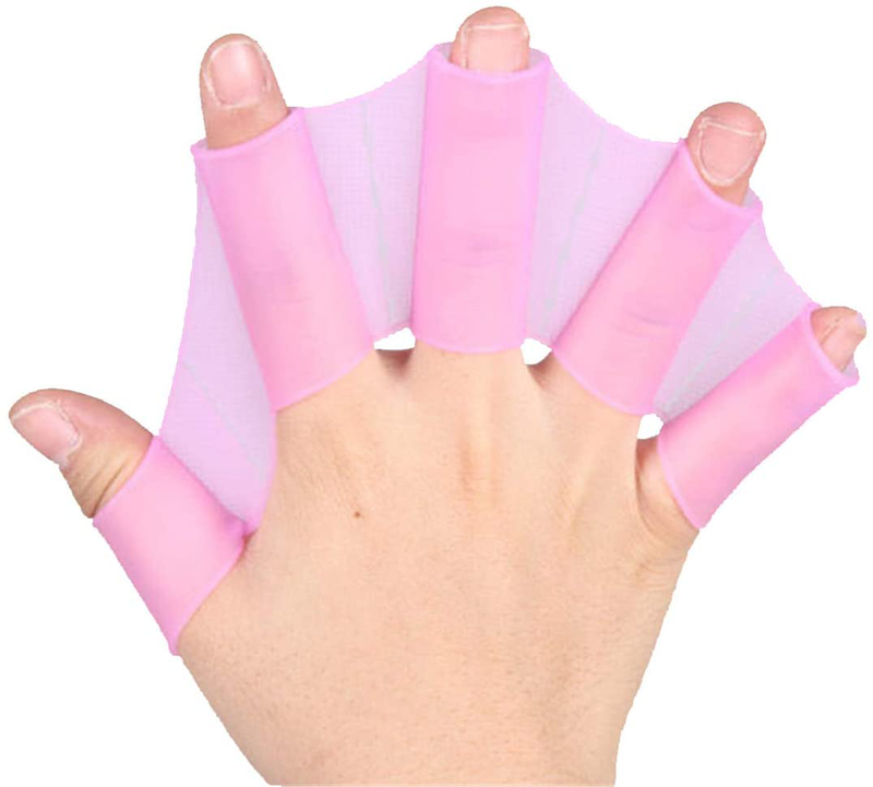 DDNFO Swimming Fins 3 Pair Unisex Frog Type Silicone Girdles Swimming Hand Fins Flippers Palm Finger Webbed Gloves Paddle Water Sports.(DDN52) Sporting Goods > Outdoor Recreation > Boating & Water Sports > Swimming > Swim Gloves DDNFO B  