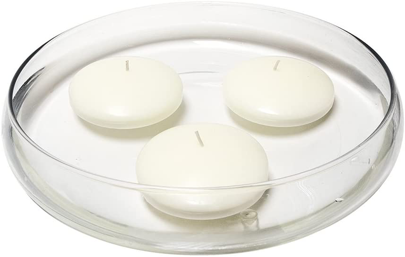 Mega Candles - Unscented 3" Floating Disc Candles - Ivory, Set of 24 Home & Garden > Decor > Home Fragrances > Candles Mega Candles   