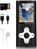 Mp3 Player,Music Player with a 32 GB Memory Card Portable Digital Music Player/Video/Voice Record/FM Radio/E-Book Reader/Photo Viewer/1.8 LCD Electronics > Audio > Audio Players & Recorders > MP3 Players Xidehuy Black&white  