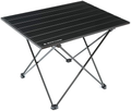 Rock Cloud Portable Camping Table Ultralight Aluminum Camp Table Folding Beach Table for Camping Hiking Backpacking Outdoor Picnic, Green Sporting Goods > Outdoor Recreation > Camping & Hiking > Camp Furniture ROCK CLOUD Black Medium 