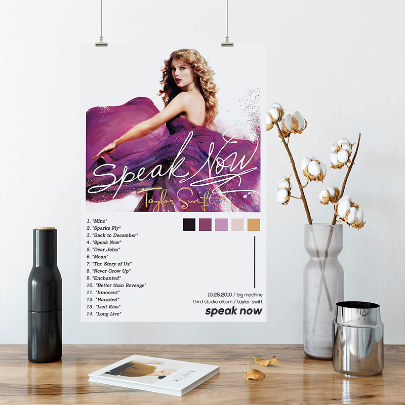 Speak Now Studio Cover Canvas Wall Art Prints Poster Gifts Photo Picture Painting Posters Room Decor Modern Home Decorative 12X18Inch(30X45Cm) Home & Garden > Decor > Artwork > Posters, Prints, & Visual Artwork SHUSHI   