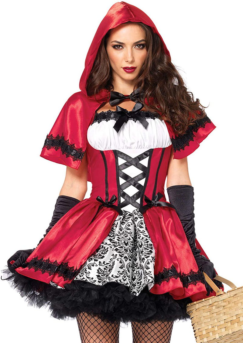 Leg Avenue Women's Gothic Red Riding Hood Costume Apparel & Accessories > Costumes & Accessories > Costumes Leg Avenue Women's Small 