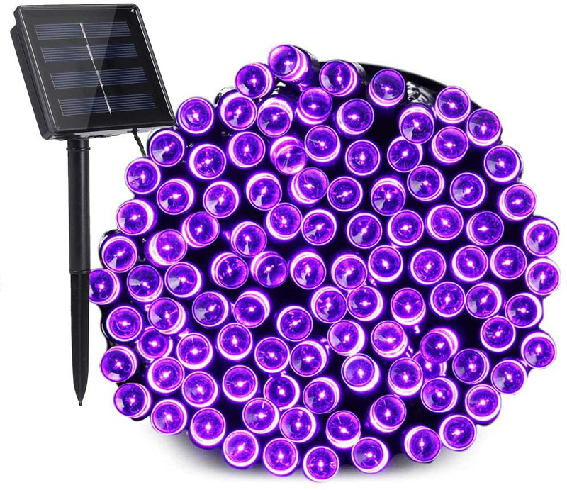 Toodour Solar Christmas Lights, 2 Packs 72ft 200 LED 8 Modes Solar String Lights, Waterproof Solar Outdoor Christmas Lights for Garden, Patio, Fence, Balcony, Christmas Tree Decorations (Multicolor) Home & Garden > Decor > Seasonal & Holiday Decorations& Garden > Decor > Seasonal & Holiday Decorations Toodour Purple 72ft 
