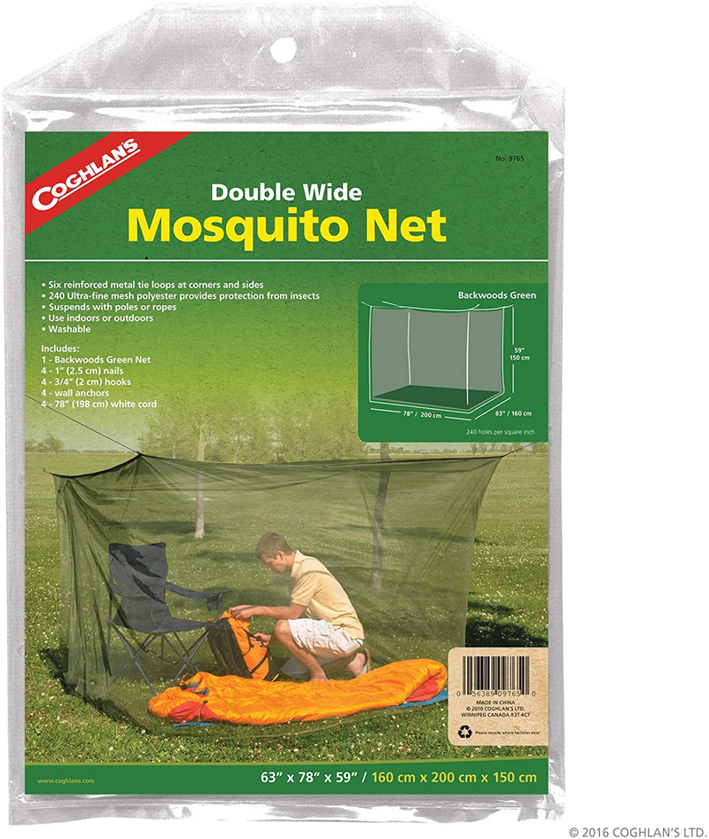 Coghlan'S Rectangular Mosquito Net Sporting Goods > Outdoor Recreation > Camping & Hiking > Mosquito Nets & Insect Screens Coghlan's Double 240  