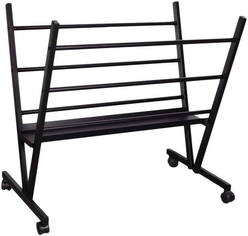 Falling in Art Metal Print Rack, Drying Display, Storage Stand for Artworks, Posters, Prints, Great Assistant for Shows & Galleries, Easy Moving with Rolling Casters, Well Hold 170Lb Home & Garden > Decor > Artwork > Posters, Prints, & Visual Artwork Falling in Art   