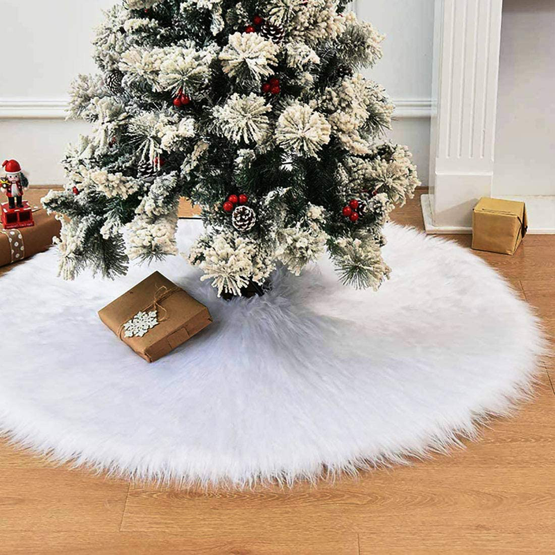 OiArt Christmas Tree Skirt Christmas Decorations Holiday Tree Ornaments Tree Decoration for Christmas Home Decorations(35 inches) Home & Garden > Decor > Seasonal & Holiday Decorations > Christmas Tree Skirts OiArt Default Title  