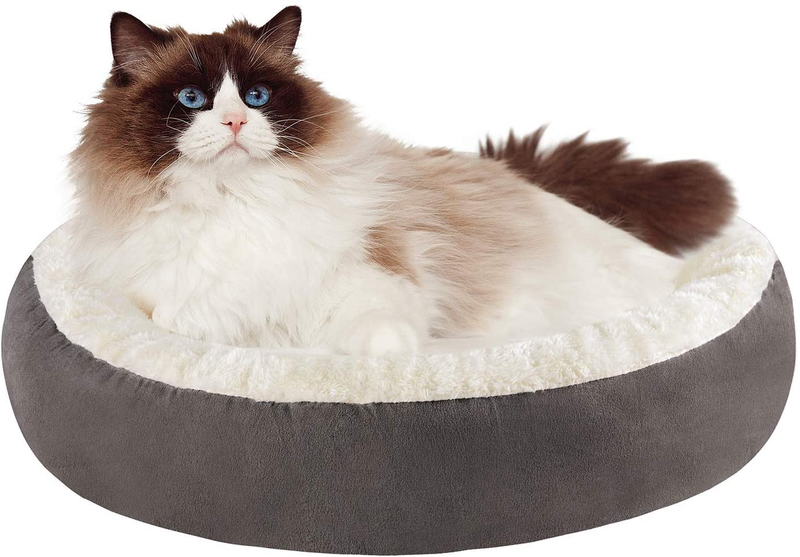 Tempcore Cat Bed for Indoor Cats, Machine Washable Cat Beds, 20 Inch Pet Bed for Cats or Small Dogs,Anti-Slip & Water-Resistant Bottom Animals & Pet Supplies > Pet Supplies > Cat Supplies > Cat Beds Tempcore   