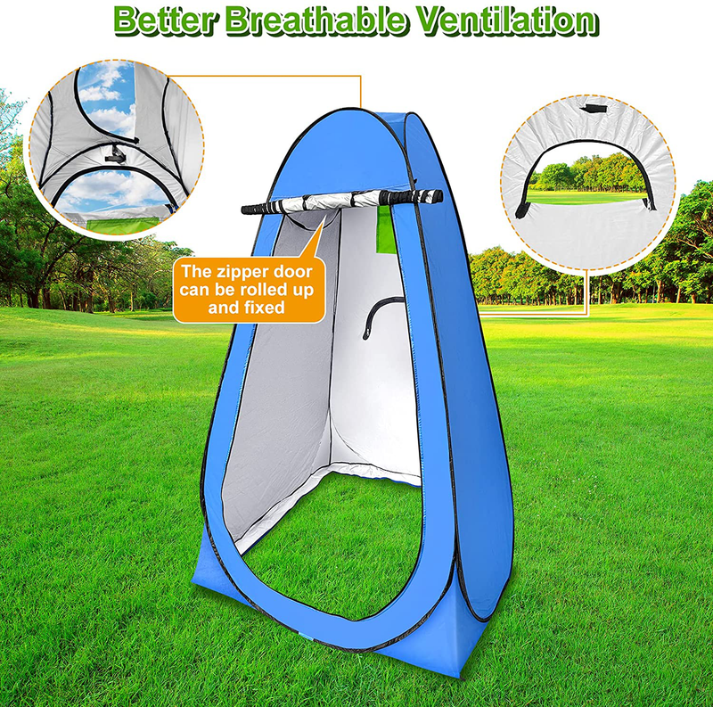 ELECLAND Pop up Tent Privacy Tent Portable Camping Shower Tent Changing Tent Toilet Tent for Camping, Fishing, Outdoor, Dressing, Bathing Sporting Goods > Outdoor Recreation > Camping & Hiking > Portable Toilets & ShowersSporting Goods > Outdoor Recreation > Camping & Hiking > Portable Toilets & Showers ELECLAND   