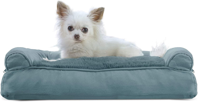 Furhaven Orthopedic Dog Beds for Small, Medium, and Large Dogs, CertiPUR-US Certified Foam Dog Bed Animals & Pet Supplies > Pet Supplies > Dog Supplies > Dog Beds Furhaven Plush & Suede Deep Pool Pillow (Fiberfill) Small (Pack of 1)