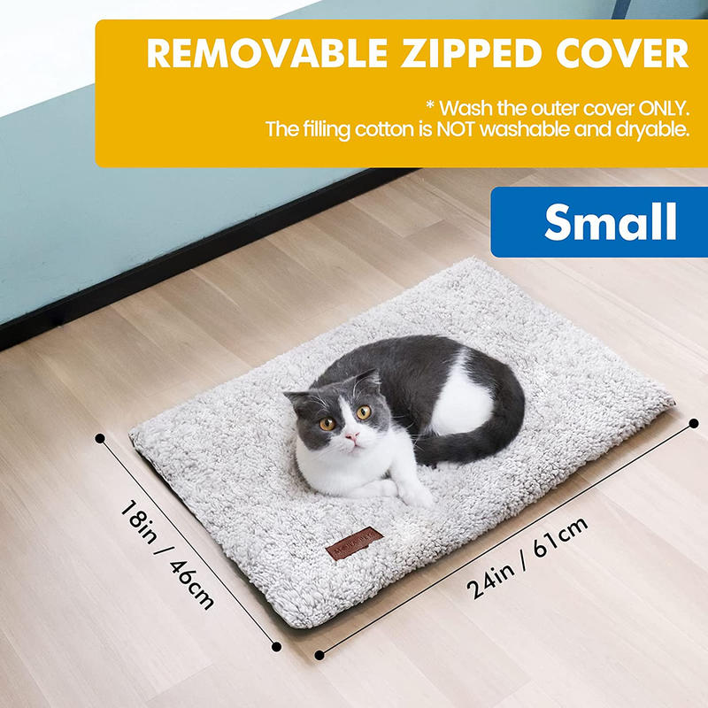 Self Warming Cat Bed Self Heating Cat Dog Mat Extra Warm Thermal Pet Pad for Indoor Outdoor Pets with Removable Cover Non-Slip Bottom Washable Animals & Pet Supplies > Pet Supplies > Cat Supplies > Cat Beds Mora Pets   