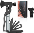 Rose Kuli Multitool Camping Accessories Gifts for Men Dad, 18 in 1 Survival Compact Hatchet Multi Tools with Knife Axe Hammer Saw Screwdrivers Pliers Bottle Opener for Hunting Hiking Fishing Sporting Goods > Outdoor Recreation > Camping & Hiking > Camping Tools Rose Kuli Axe-3  