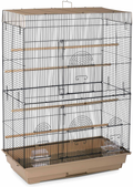 Prevue Hendryx Flight Cage Animals & Pet Supplies > Pet Supplies > Bird Supplies > Bird Cages & Stands Prevue Pet Products Brown/Black  